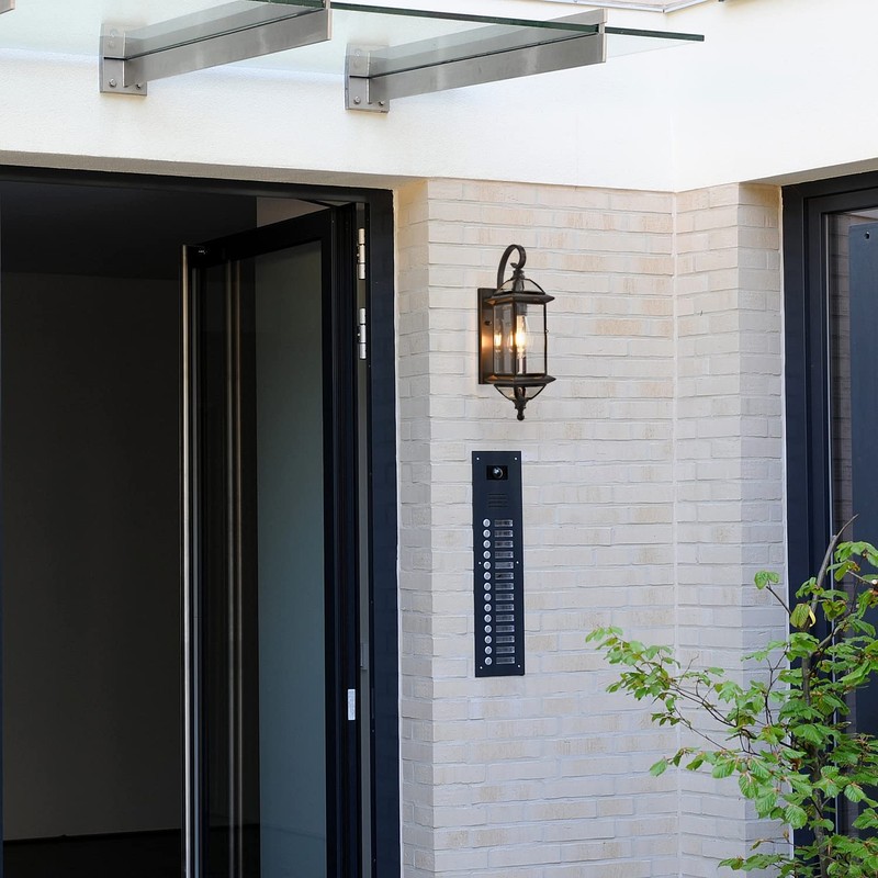 Milaii 18.5" H Copper Outdoor Wall Lights Exterior Waterproof Wall