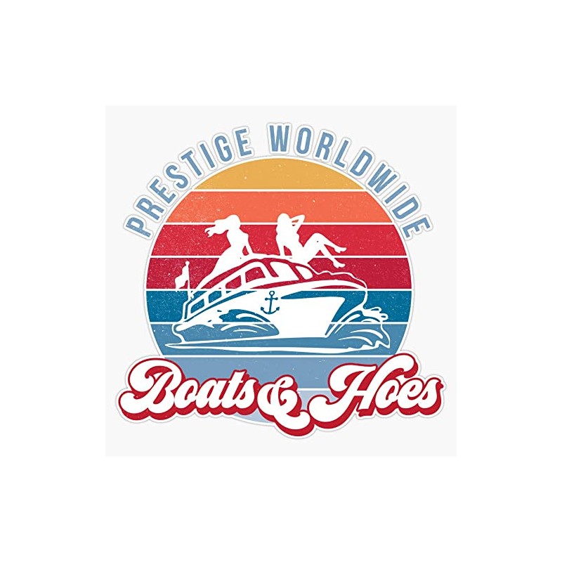 boats and hoes shirt step brothers - distressed Bumper Sticker