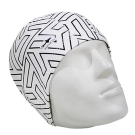 escualo Gorra para Natacion I Unisex I Adulto I Modelo Tekno Japonesa I Nylon I Impermeable I Unitalla I Color Blanco