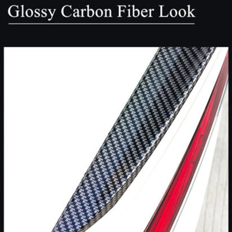 ryck motoring 46''-54'' Adjustable Carbon Fiber Pattern Sport Racing Rear