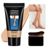 Leg Makeup Waterproof No Transfer with Brush - Full Coverage