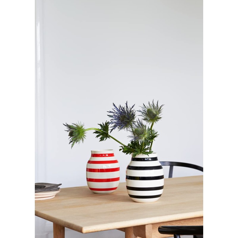 KAHLER Kohler OMAGGIO Vase omazio Flower Base (Small) Black H: