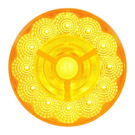 GG Grand General 74870 Amber 4" 17-LEDwith Amber Lens and 3 Pin Light Plug Adapter (Prime Spyder)