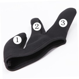 Ipetboom Heat Resistant Hairdressing Finger Cover Finger Glove for Curling and Straightening Material Salon Essential Protection