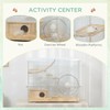 Hamster Cage, Transparent Gerbil Cage for Hamsters and Gerbils