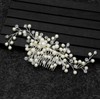 Wedding Bridal Hair Clips Pearl Jewelry Bridal Elegant Headpiece Flower