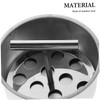 COLLBATH Quick Meatball Maker Tool Stainless Steel Manual Meat Press