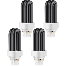 PACETAP 4 Pack 41050 7W Replacement Bulbs for Dynatrap DT1050 DT1100 DT1250, 1/2 Acre Replacement Bulb U Shape Replacement Bulbs Light for DynaTrap