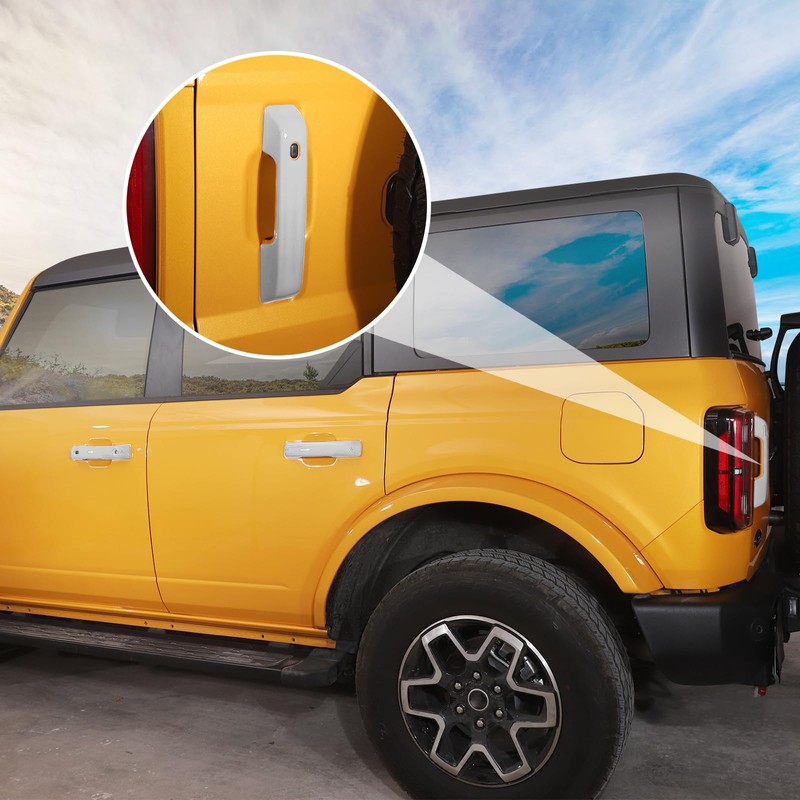 for Bronco Door Handle Cover Trim Fit for Ford Bronco
