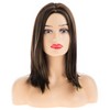 Beweig Brown Wigs for Women Shoulder Length Straight Middle Part