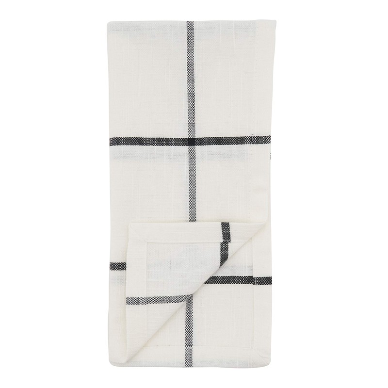 Windowpane Plaid Table Napkins (Set of 4)