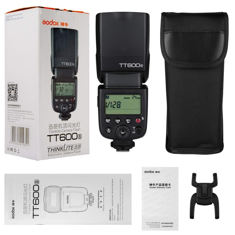 Godox TT600S Camera Flash with Built-in 2.4G Wireless X System