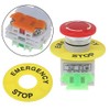 CABLEPELADO Emergency Stop Switch 22 mm 660 V 10 A,