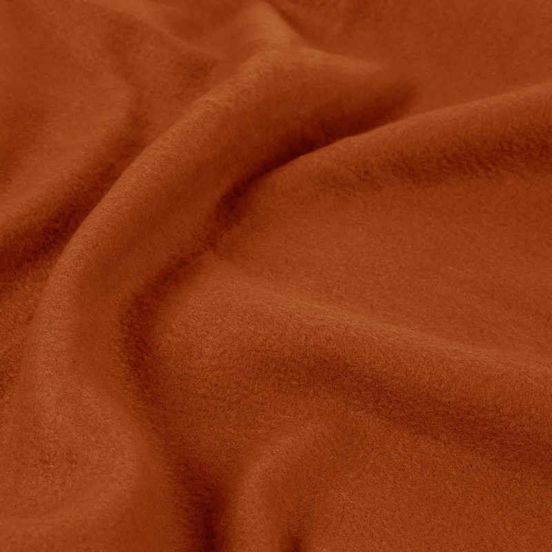 Dreamscene Fleece Throw Blankets Burnt Orange, Soft Thick Fleece Blankets