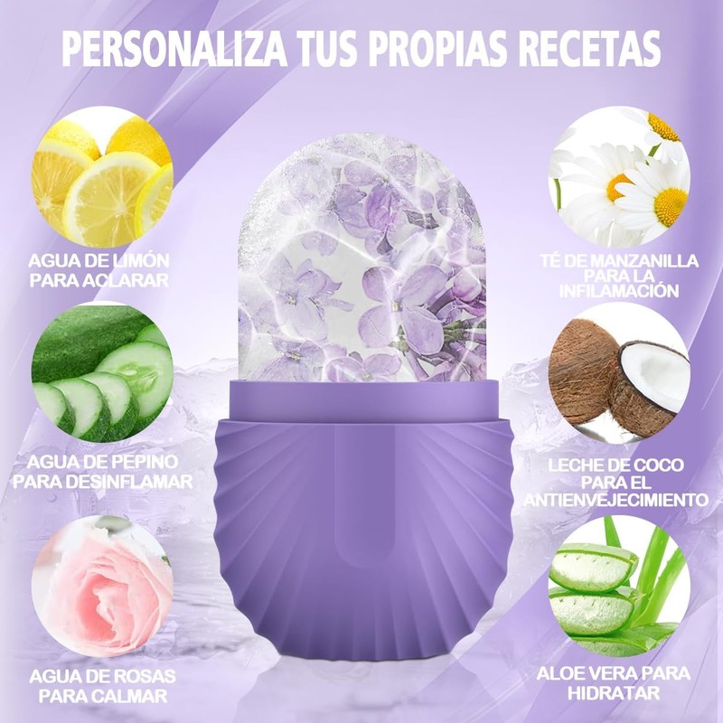 Rodillo de hielo facial KOUQIYA – Masaje refrescante y tensado