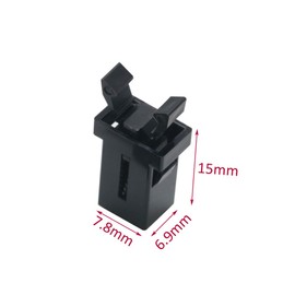 10Sets Black Plastic Trash Can Lid Lock Buckles Universal Waste Bin Replacement Press Buckle Locking Clips Latches Switches for Home and Outdoor Use