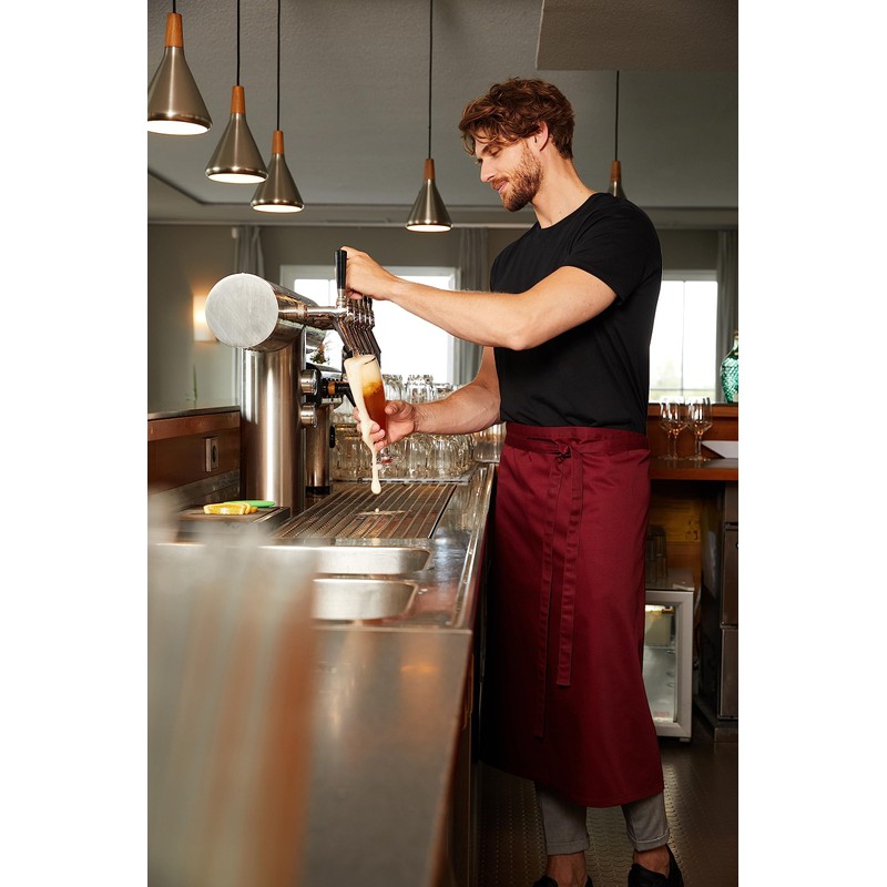 James & Nicholson Bistro Apron Long - Durable Long Bistro
