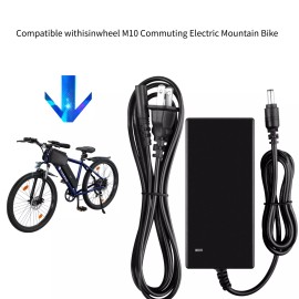 For isinwheel 42V Adapter For isinwheel M10 Commuting Electric Mountain Bike 36V 10.4Ah Battry