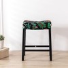 Bifaunvogel Bar Stool Cover Rectangle Set of 4 Printed Stretch