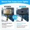 2PCS Thickened Fishing Finder Cover Straps, Adjustable Fish Finder Bungee