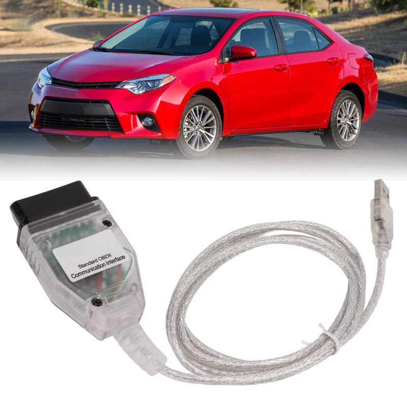 Akozon OBD2 Adapter OBD2 USB Adapter J2534 MINI VCI-Kabel Kunststoff