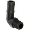 Banjo HB050/075-90 Polypropylene Hose Fitting, 90 Degree Elbow, 1/2" NPT