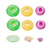 100 Pieces Elastic Food Containers Covers Durable Plates Bowl Plate