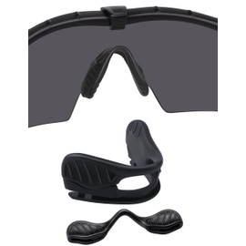BLAZERBUCK Replacement Nose Pads Nose Pieces for Oakley M Frame 2.0 Strike/Si M Frame 3.0 OO9146 Sunglasses - Black