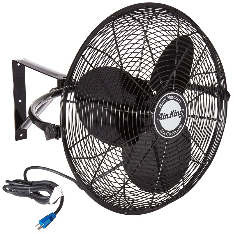 Air King 9020 1/6 HP Industrial Grade Wall Mount Fan,