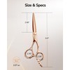 ULG ULG Professional Hair Cutting Scissors with Luxury 18K Rose