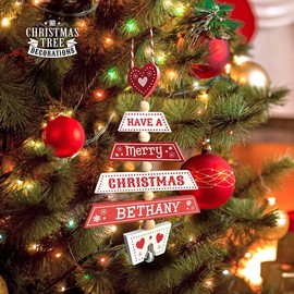 History & Heraldry Christmas Tree Decoration - Bethany 269800156 Wooden Hand Crafted