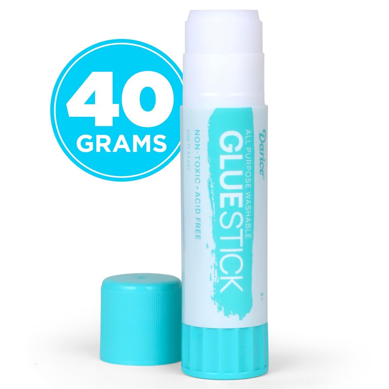 Darice 12 Jumbo Glue Sticks, 1.4 Oz All Purpose Stick