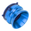 1 Pair NAB Hub Adapters Polished Aluminum Alloy Universal Loading