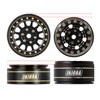 INJORA 1.0 Plus Brass Beadlock Wheel Rims 4PCS 12-Spoke Wheels