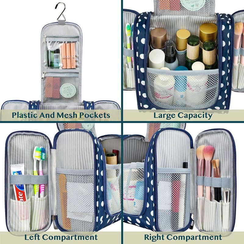 PAVILIA Toiletry Bag Travel Bag for Men and Women Hanging