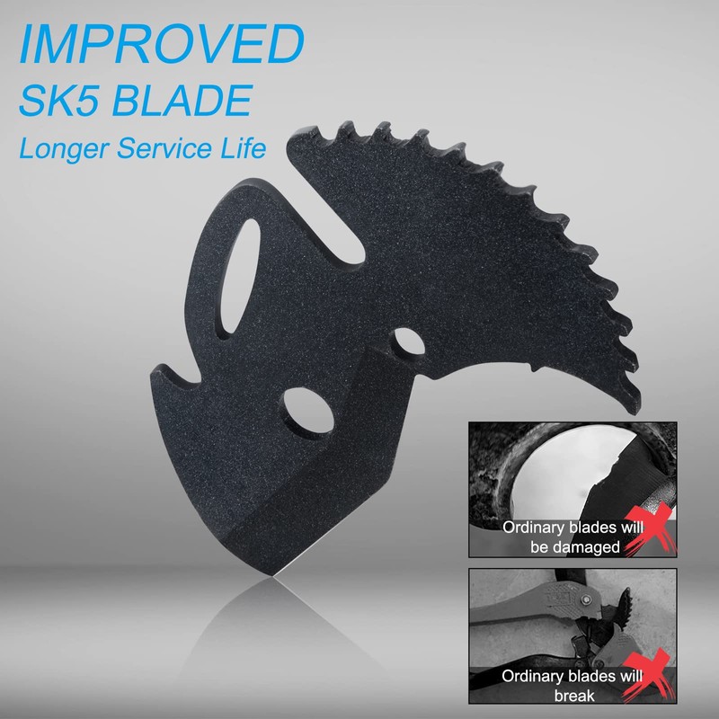 Plastic Pipe Cutter, 42 mm Diameter Professional Pipe Cutter with