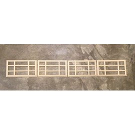 4 Amarr Prairie Short Panel Replacement Inserts for Amarr Garage Doors Wicker Tan DIY Curb Appeal