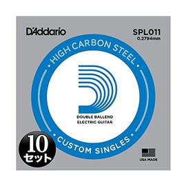 D'Addario Stainberger .011 SPL011 Rose String for Electric Guitar, Set of 10