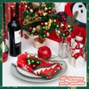 15 Pcs Christmas Tree Picks Decorations 8 Inches Shatterproof Wired