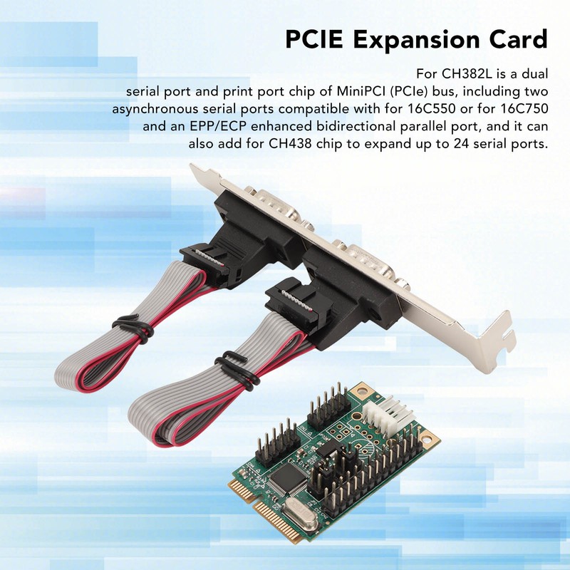 Mini PCIE Expansion Card for CH382L 9 Pin COM1 Port