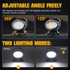 SKYWORLD 8 inch 38W LED Search Light, Portable Magnetic Base
