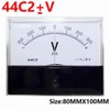 호환 44C2 DC /75mv 전압계 게이지 아날로그 패널 V 전류