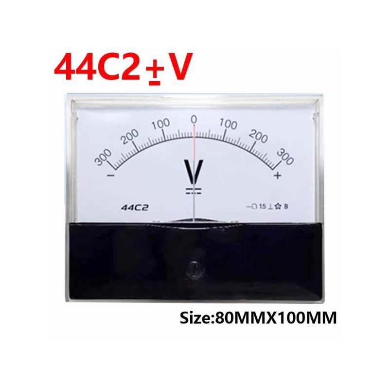 호환 44C2 DC /75mv 전압계 게이지 아날로그 패널 V 전류