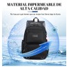 Mochila Escolar/Viaje 30 L para Laptop 15.6″ — Oxford Impermeable, Compartimentos