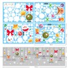 BSITSSS 106 Pcs Christmas Window Stickers, Christmas Window Clings Christmas