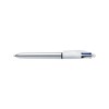 BIC Shine / 1 Pen 4 Colours White / Metallic