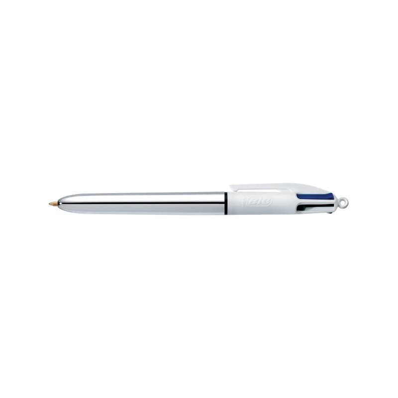BIC Shine / 1 Pen 4 Colours White / Metallic