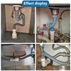 Qrity 1 Piece Kitchen Sink Drain Pipe Connector 58 mm