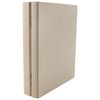 Lockable Wooden Book Shaped Box Decorative Bookcase Accessories Holder Hiding
