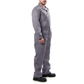 Kolossus Coveralls for Men Long Sleeve Cotton Blend Work Jumpsuit